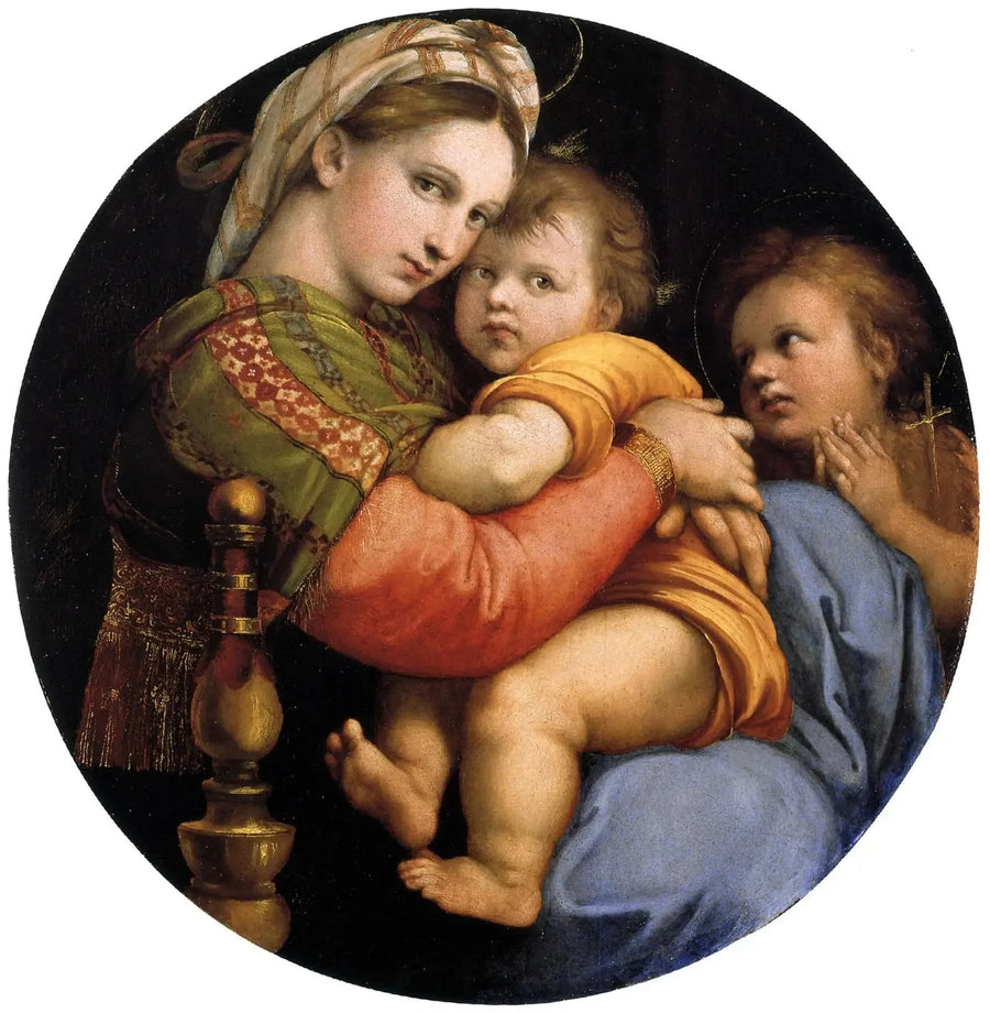 Neitsyt tuolilla - Raphael Sanzio