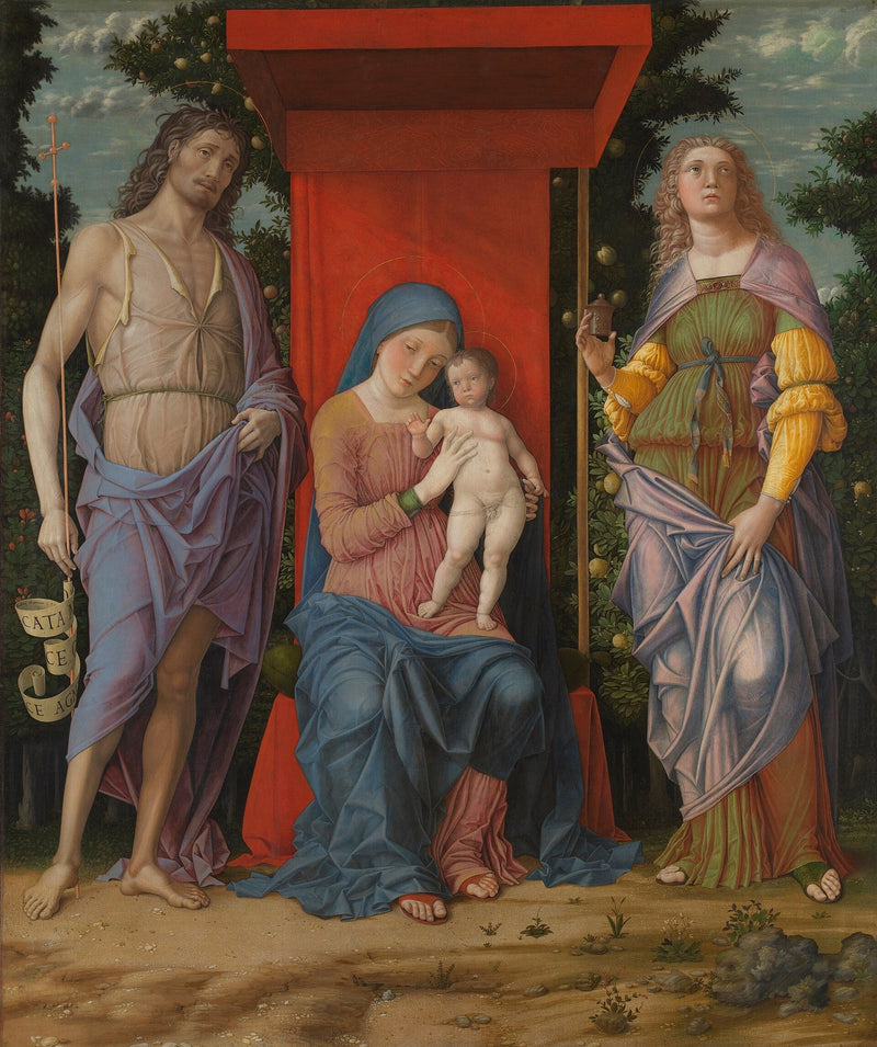 Neitsyt ja Lapsi - Andrea Mantegna