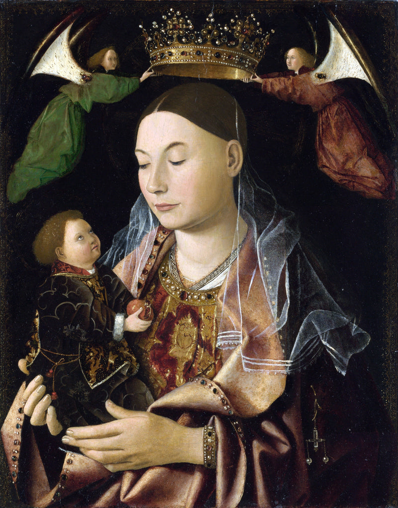 Neitsyt Maria ja lapsi - Antonello de Messine