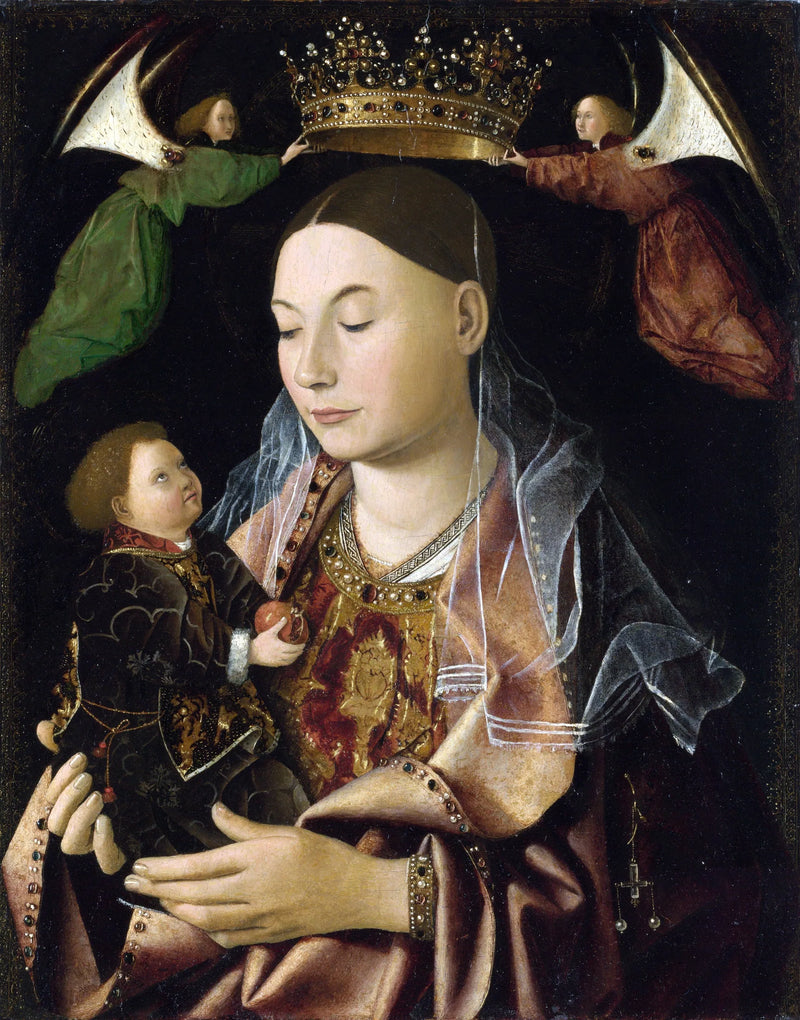 Neitsyt Maria ja lapsi - Antonello de Messine