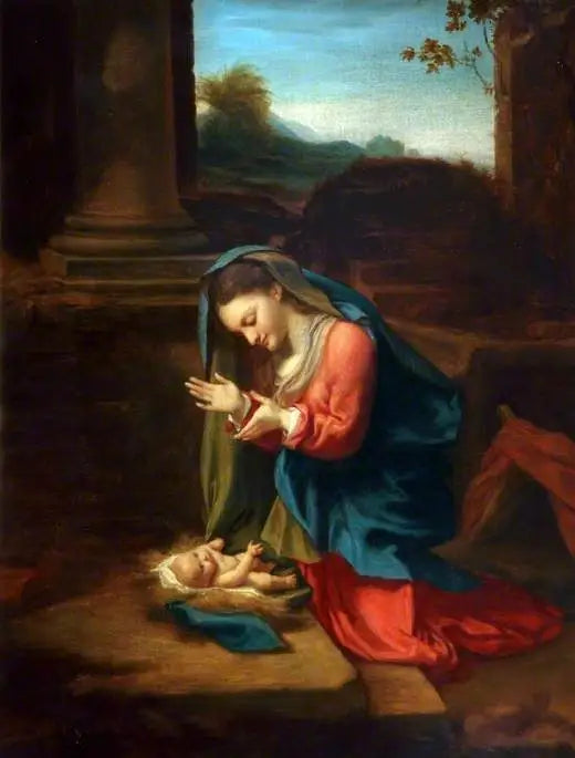 Neitsyt ja lapsi - Antonio da Correggio