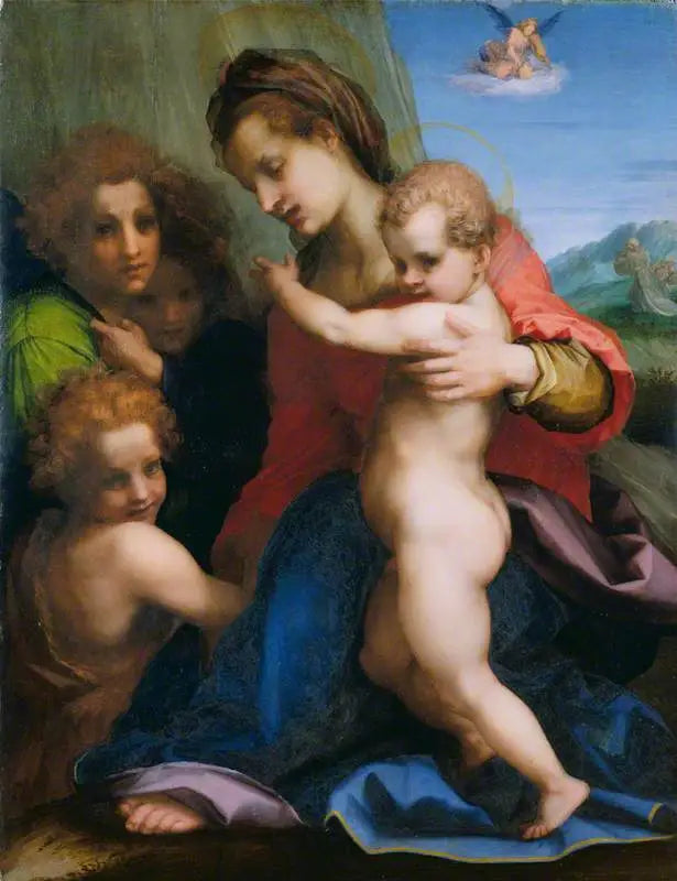 Neitsyt ja lapsi Kristuksen kanssa - Andrea del Sarto
