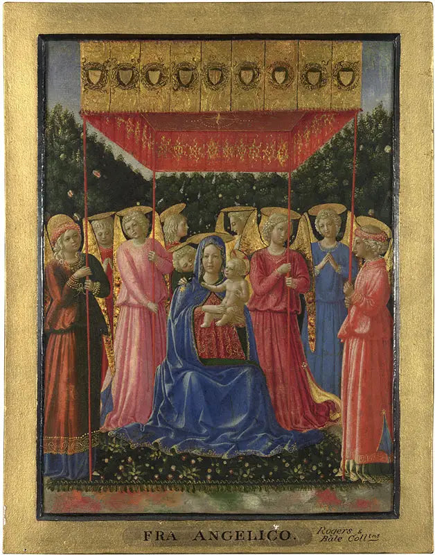 Neitsyt ja lapsi enkeleiden kanssa - Benozzo Gozzoli