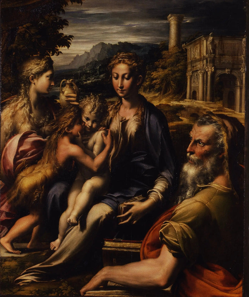 Neitsyt ja lapsi pyhien kanssa - Parmigianino
