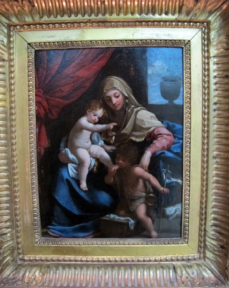 Neitsyt ja lapsi pyhimys Johannes Kastajan kanssa - Guido Reni