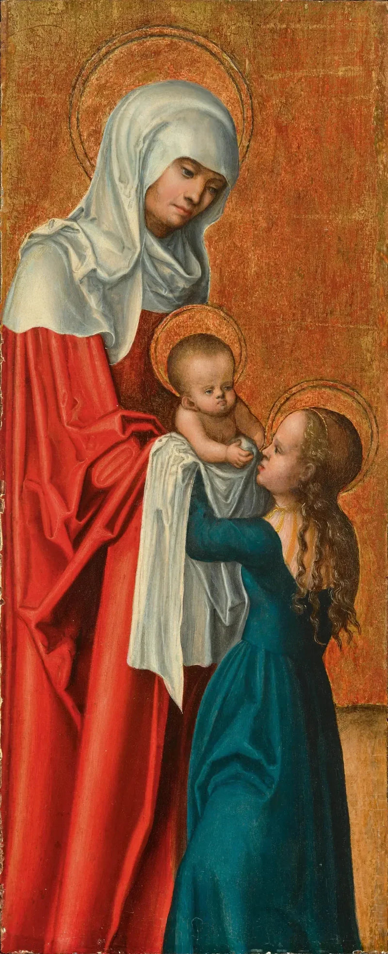 Neitsyt ja lapsi pyhän Annan kanssa - Lucas Cranach vanhempi
