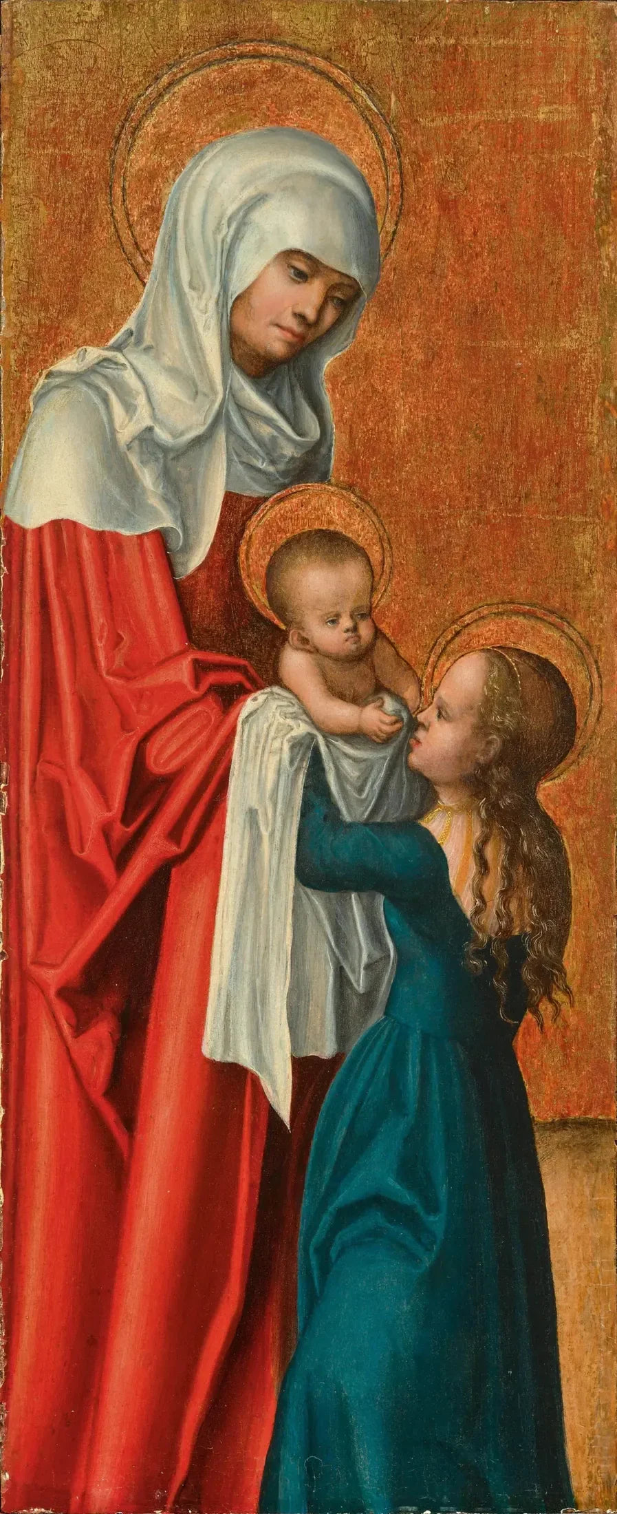 Neitsyt ja lapsi pyhän Annan kanssa - Lucas Cranach vanhempi