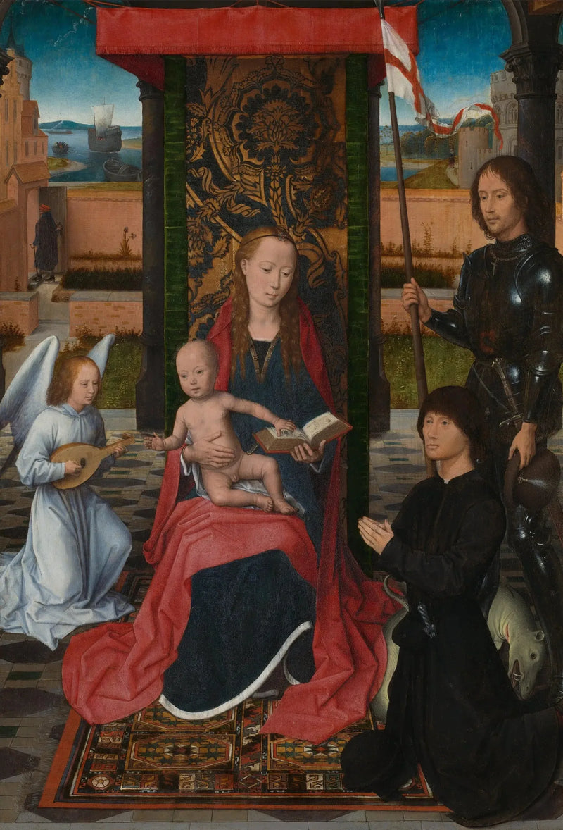 Neitsyt ja lapsi enkelin kanssa - Hans Memling