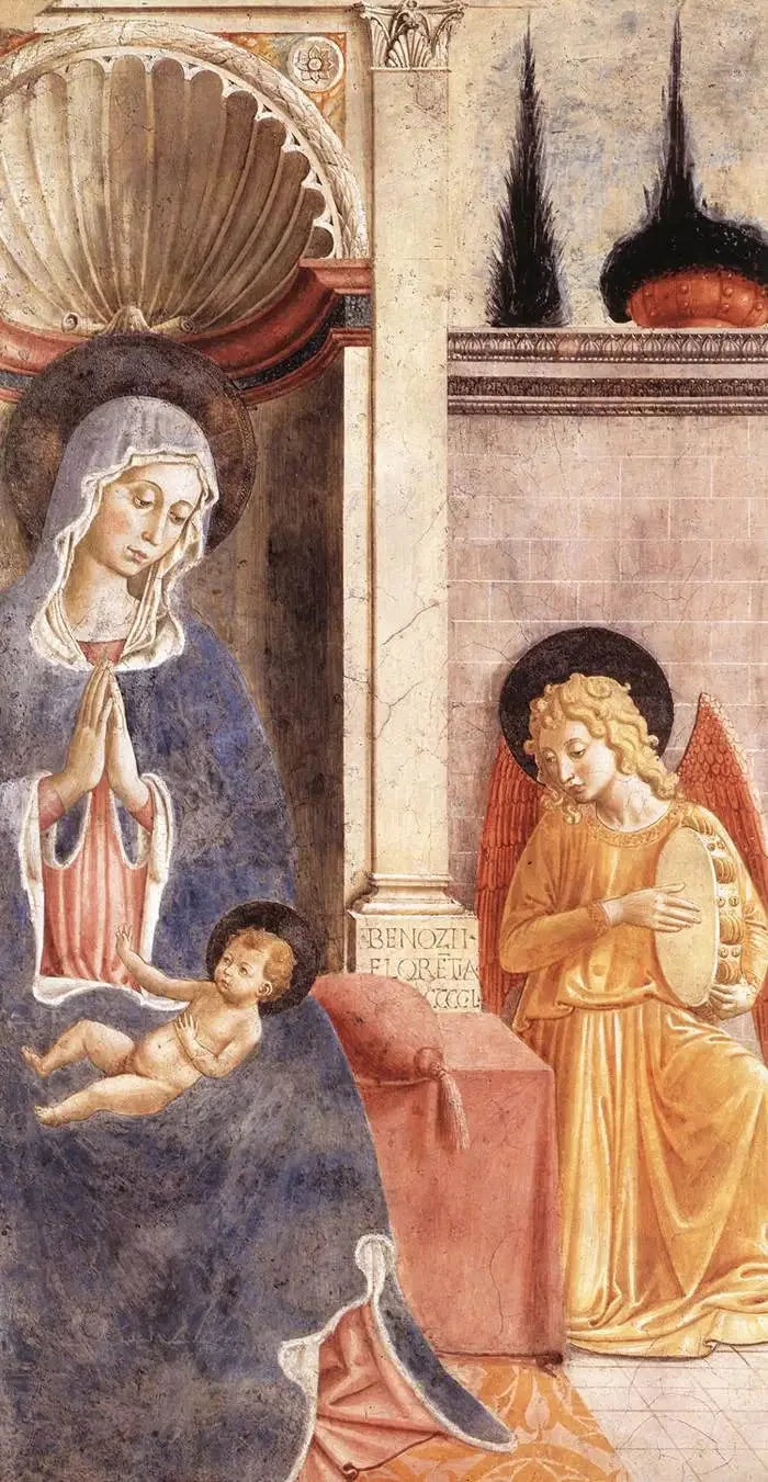 Neitsyt ja lapsi - Benozzo Gozzoli