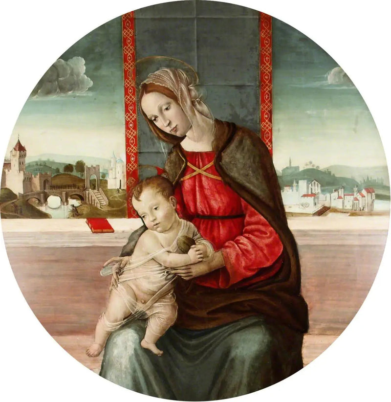 Neitsyt ja lapsi - Filippino Lippi
