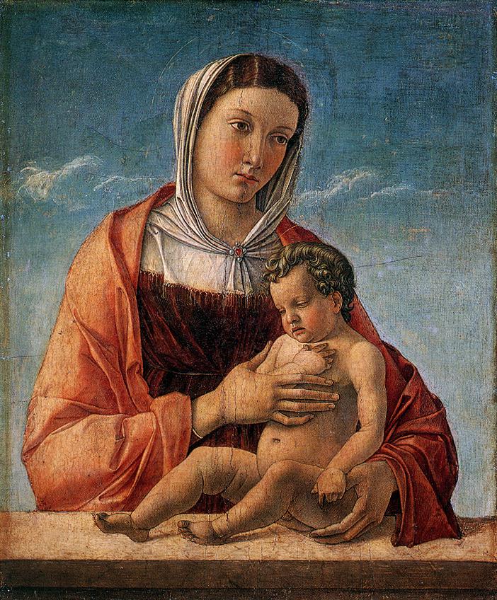 Neitsyt ja Vauva - Giovanni Bellini