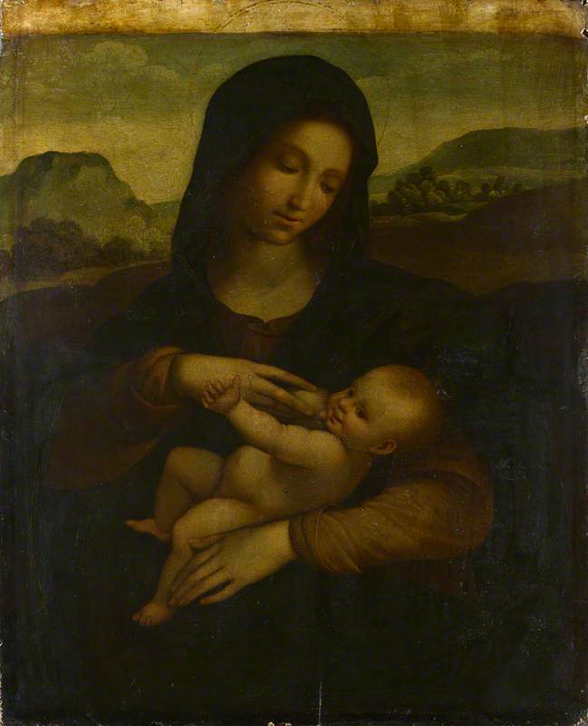 Neitsyt ja lapsi - Il Sodoma (Giovanni Antonio Bazzi)