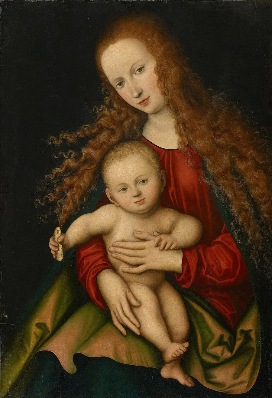 Neitsyt ja lapsi - Lucas Cranach vanhempi