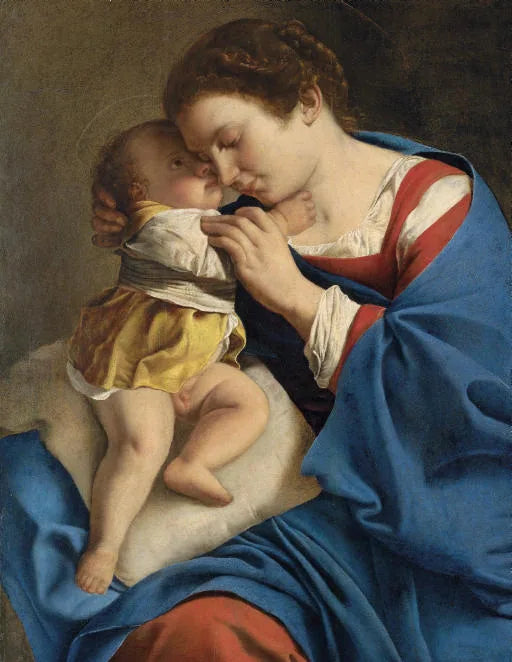 Neitsyt ja Lapsi - Orazio Gentileschi
