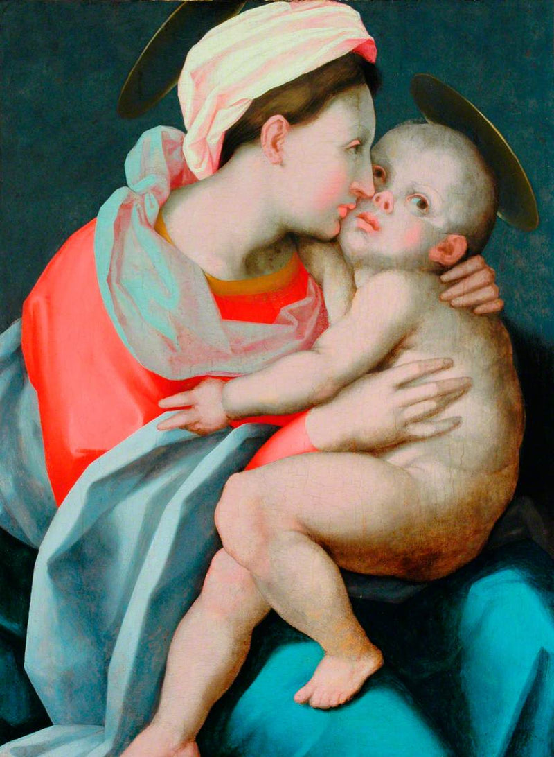 Neitsyt ja lapsi - Rosso Fiorentino
