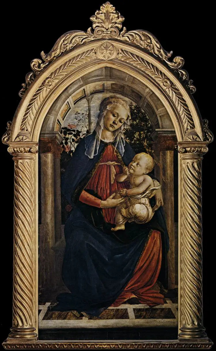 Neitsyt ruusutarhassa - Sandro Botticelli
