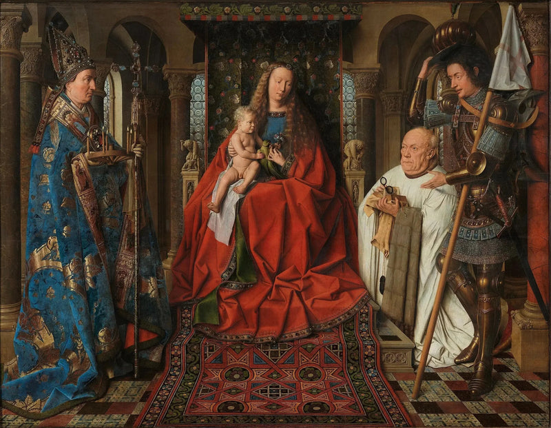 Neitsyt ja kanonikko Van der Paele - Jan van Eyck