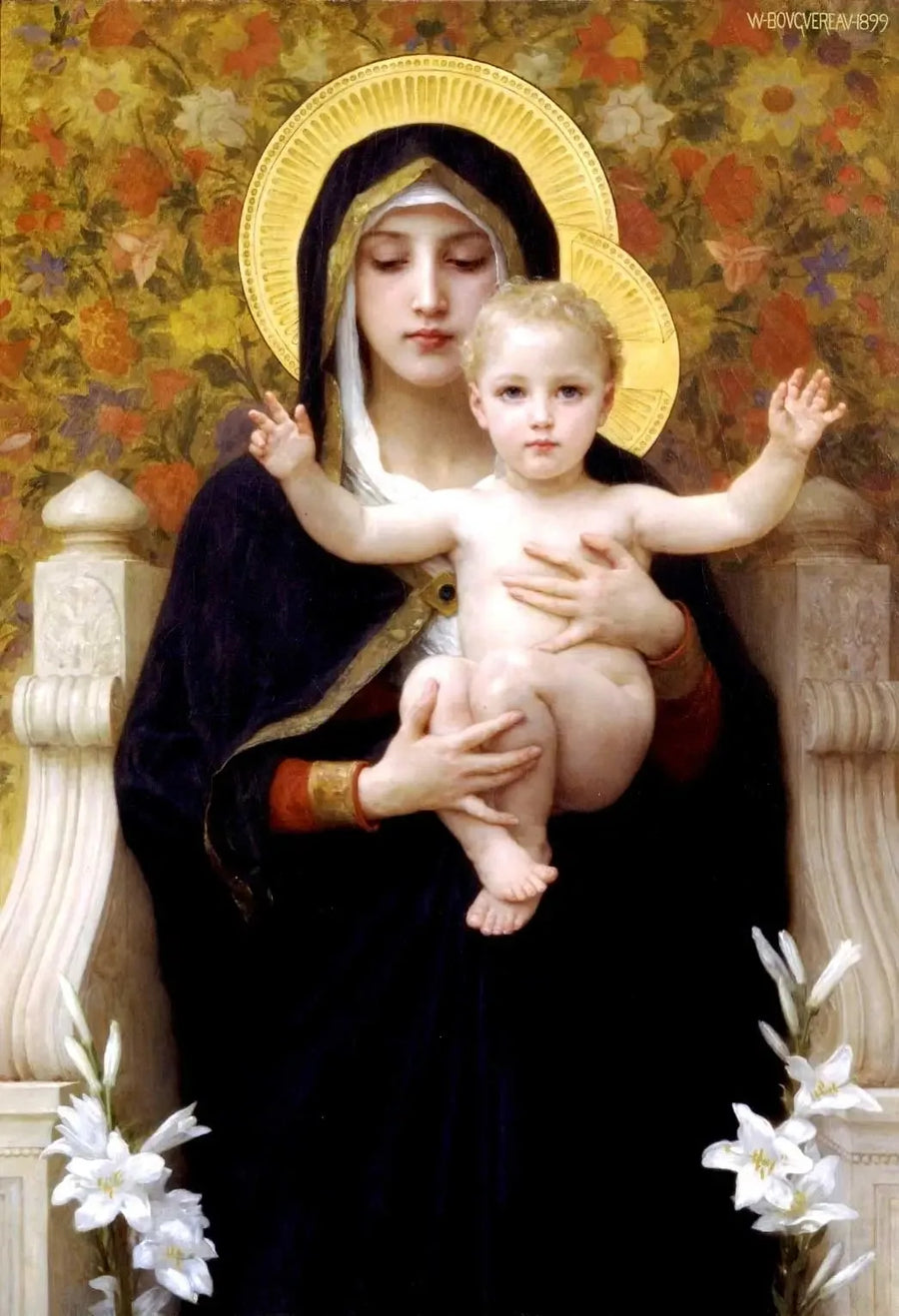 Liljat neitsyt - Bouguereau