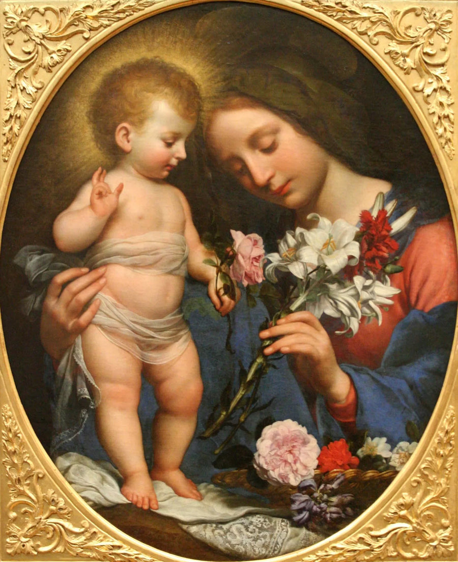 Neitsyt ja lilja. - Carlo Dolci