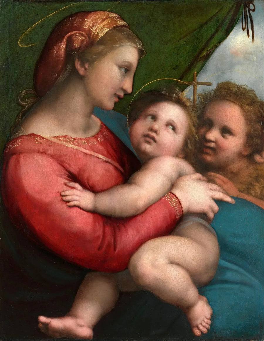 Neitsyt verhoineen - Raphael Sanzio