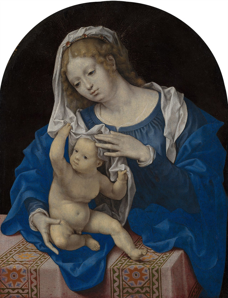 Neitsyt huivissa - Jan Gossaert