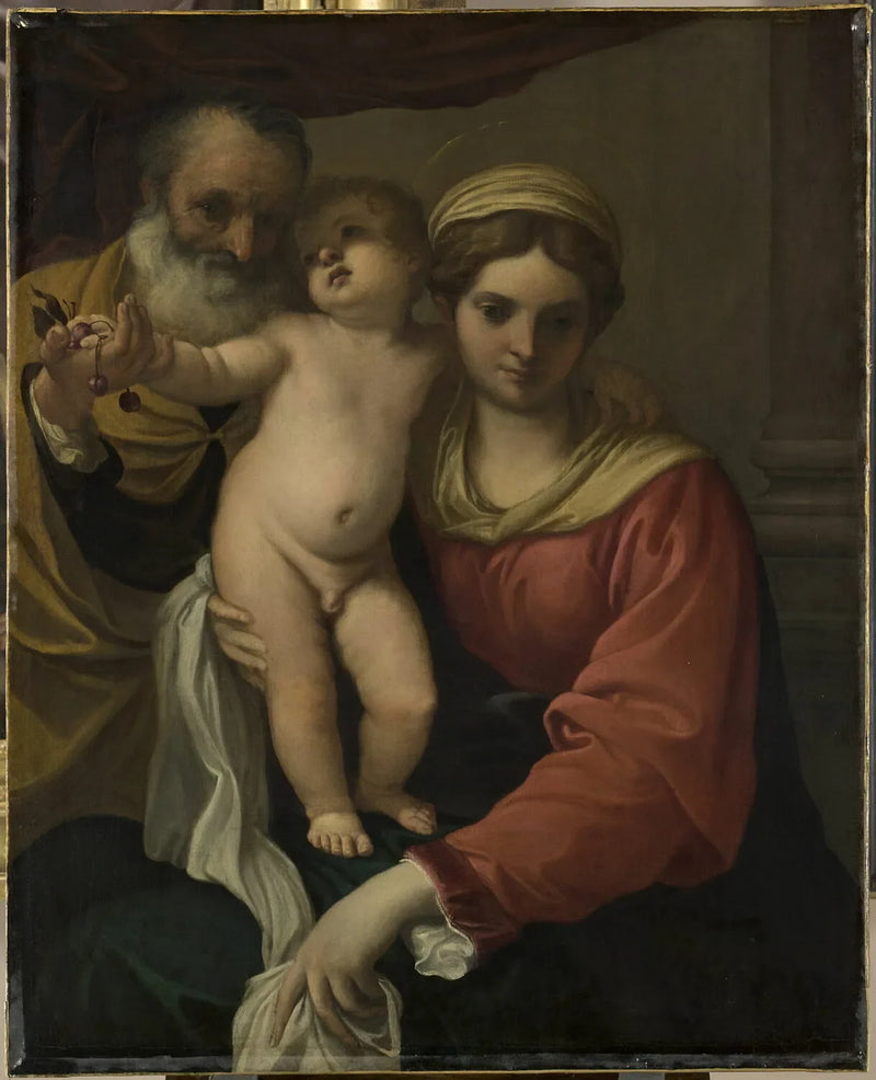 Neitsyt kirsikoiden kanssa - Annibale Carracci