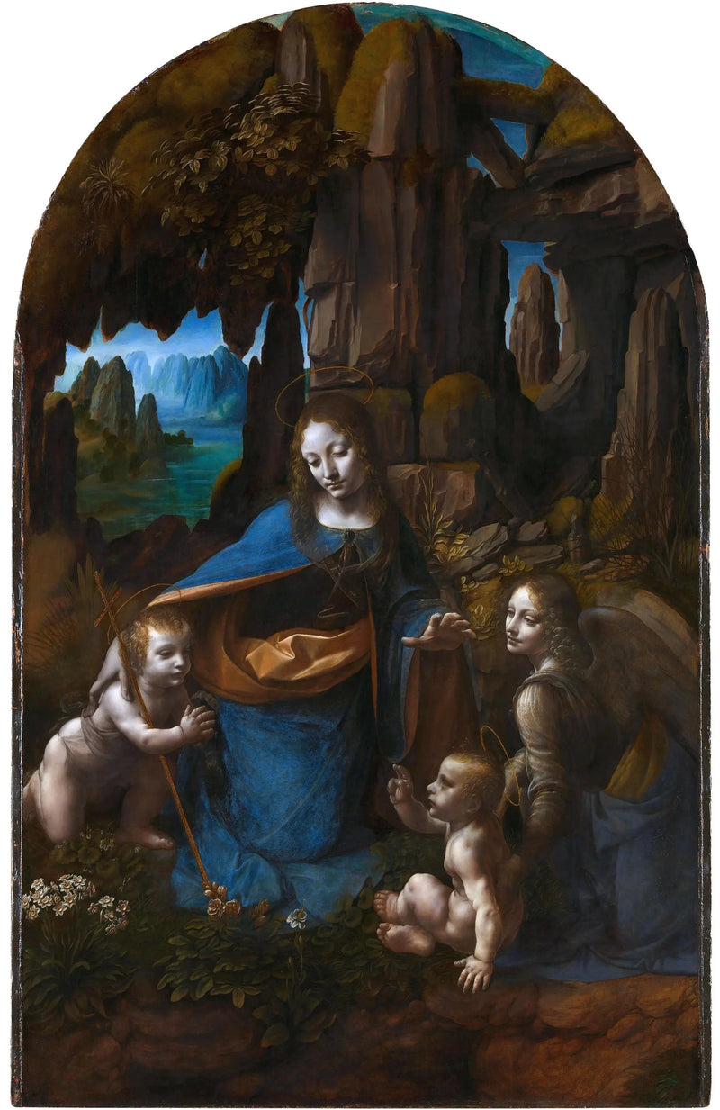 Kalliomaalaus Neitsyt - Leonardo da Vinci