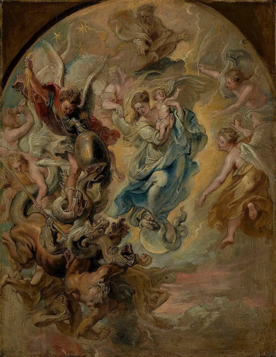 Neitsyt kuin apokalypsin nainen - Peter Paul Rubens