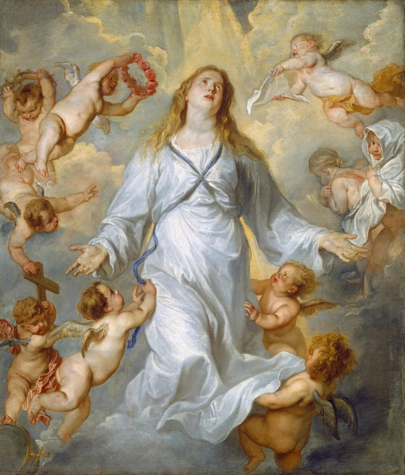 Neitsyt Marian esittäjänä - Antoine van Dyck