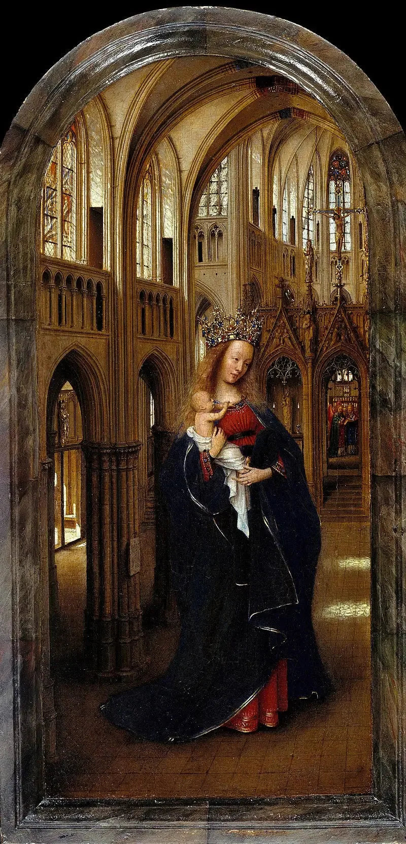 Neitsyt kirkossa - Jan van Eyck