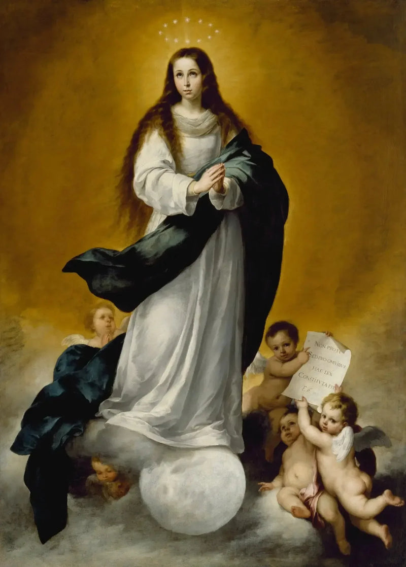Neitsyt Maarian synnyttämättömän puhdas ja koskematon - Bartolomé Esteban Murillo