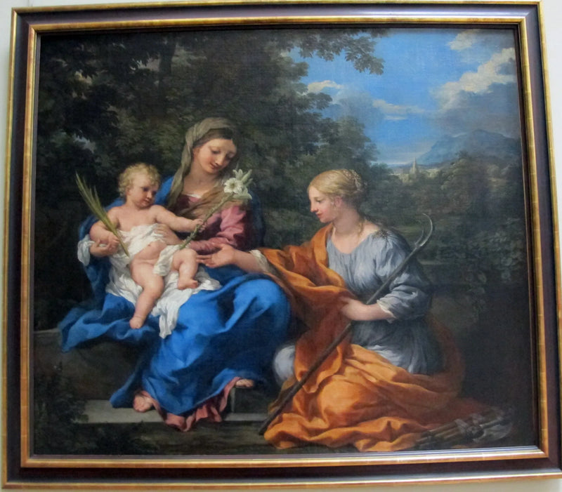 Neitsyt ja lapsi pyhän Martine kanssa - Pietro da Cortona