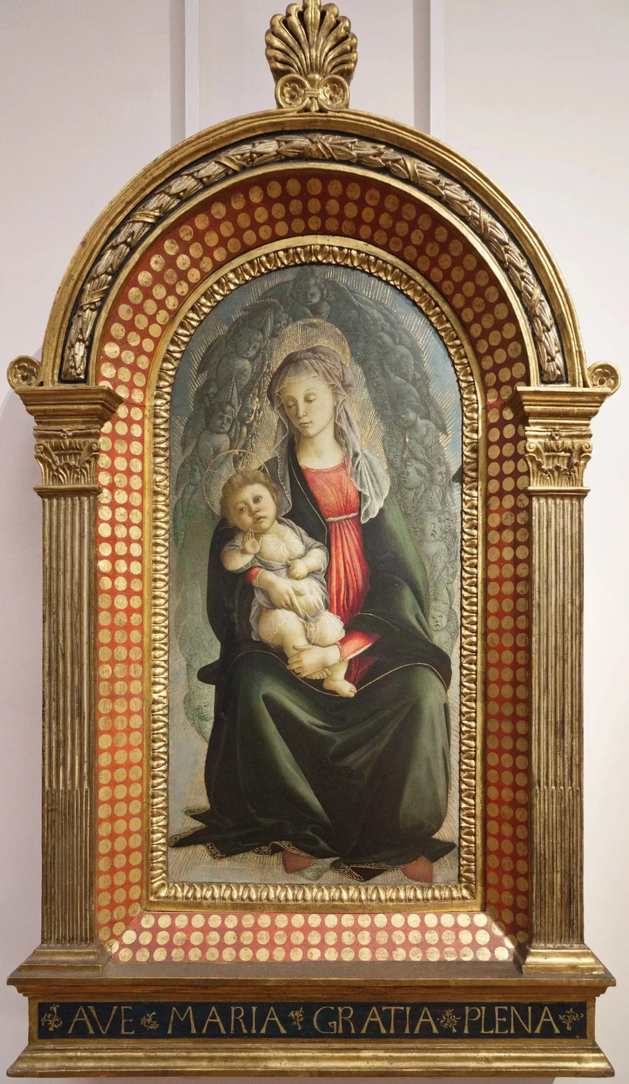 Neitsyt ja Lapsi serafien loisteessa - Sandro Botticelli