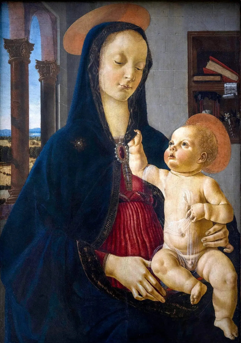 Neitsyt ja lapsi - Domenico Ghirlandaio