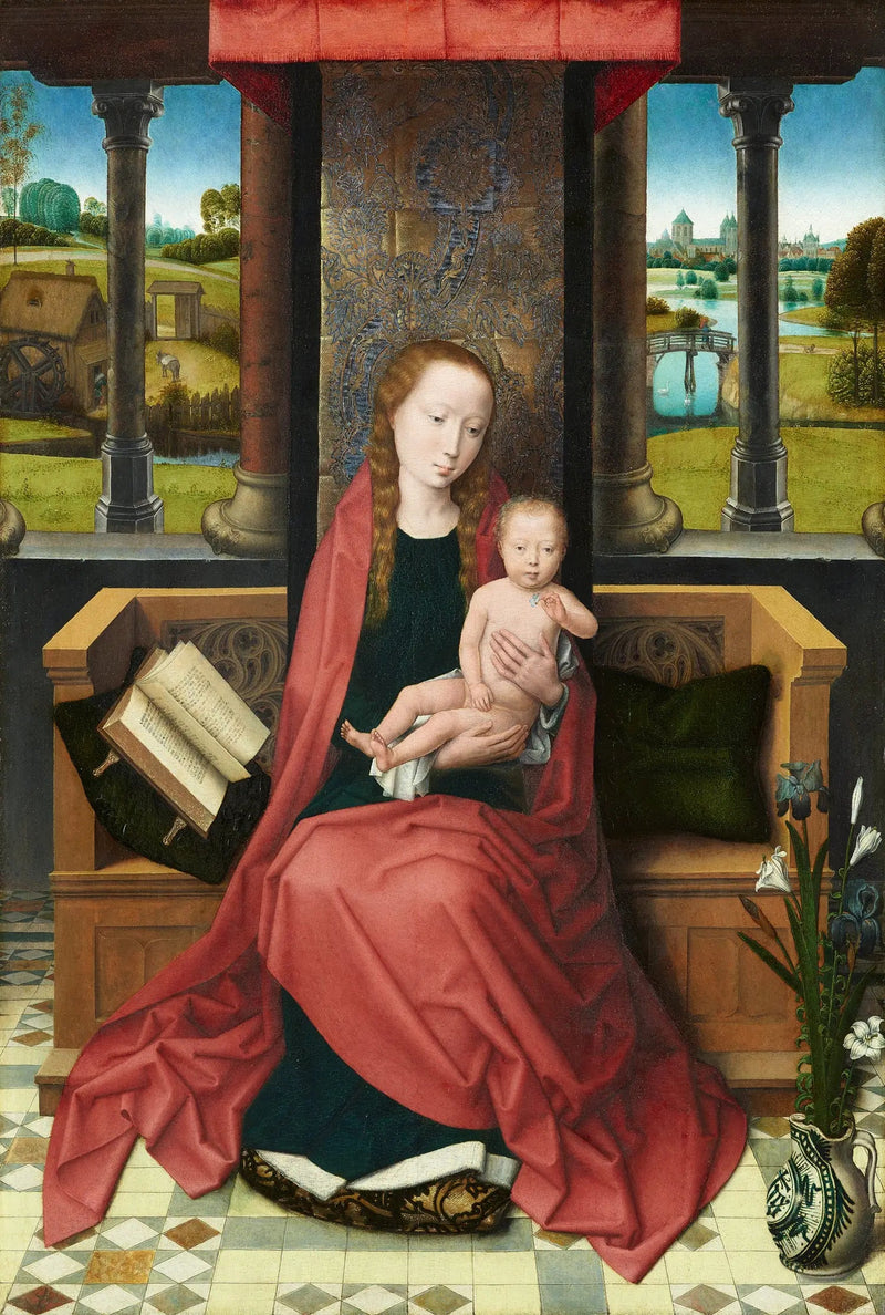 Neitsyt ja lapsi valtaistuimella - Hans Memling