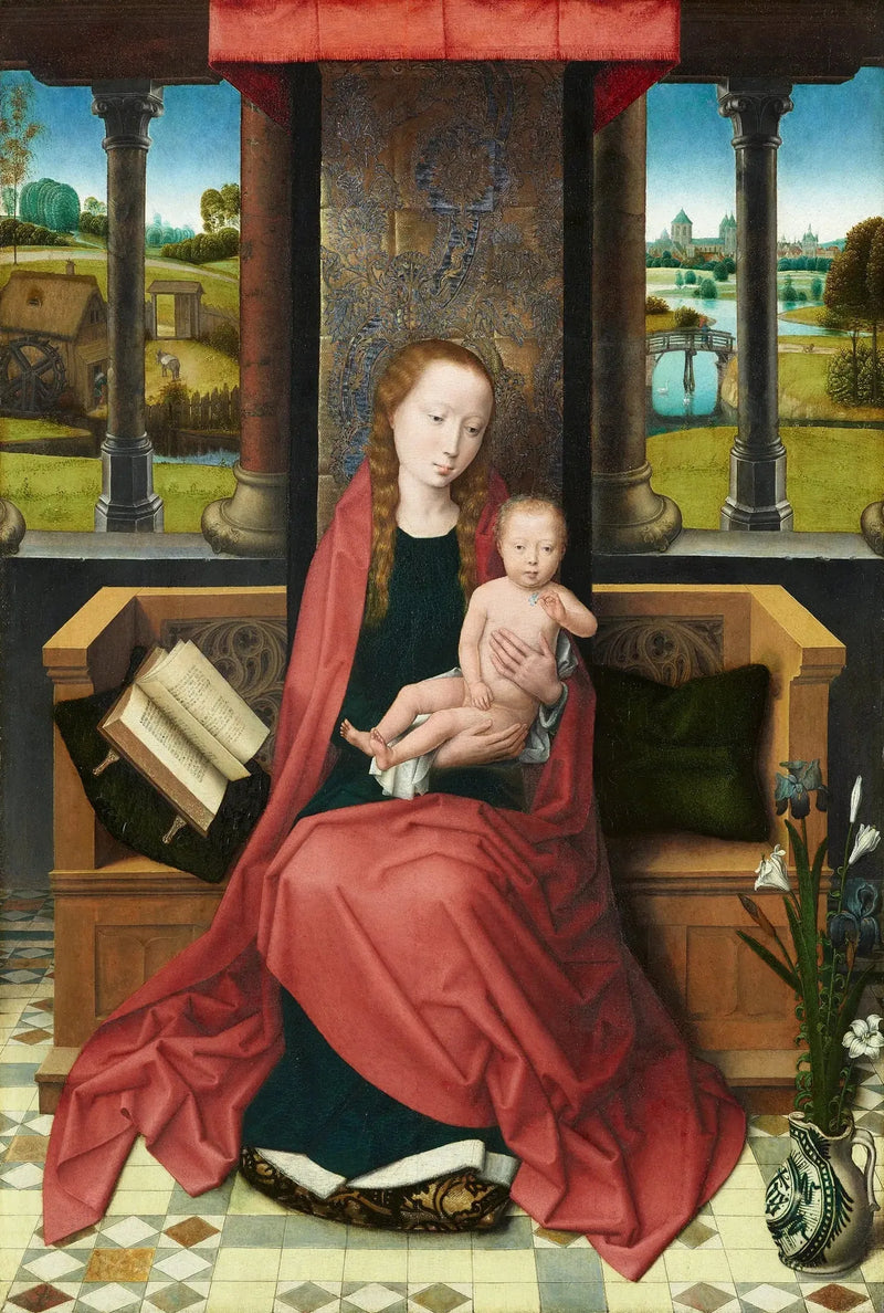 Neitsyt ja lapsi valtaistuimella - Hans Memling