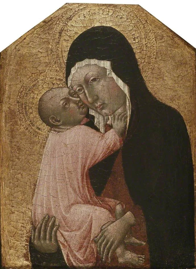 Neitsyt ja lapsi - Giovanni di Paolo