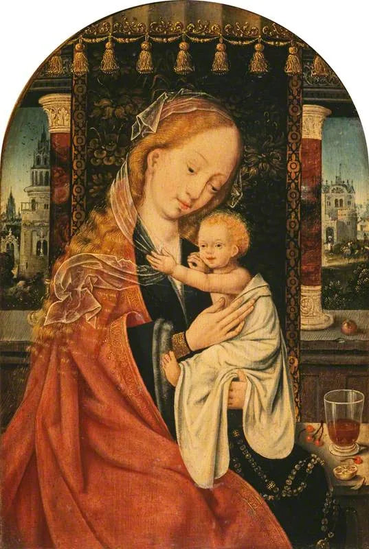 Neitsyt ja lapsi - Joos van Cleve
