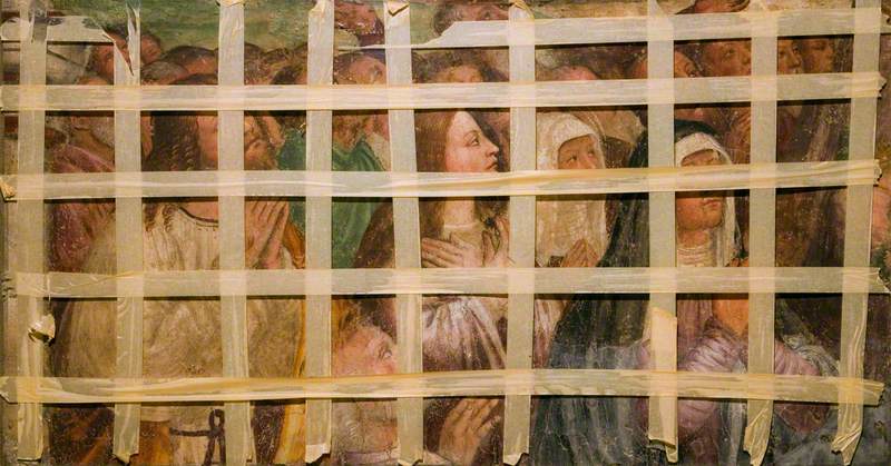 Neitsyt, apostolit ja pyhimykset - Bernardino Luini