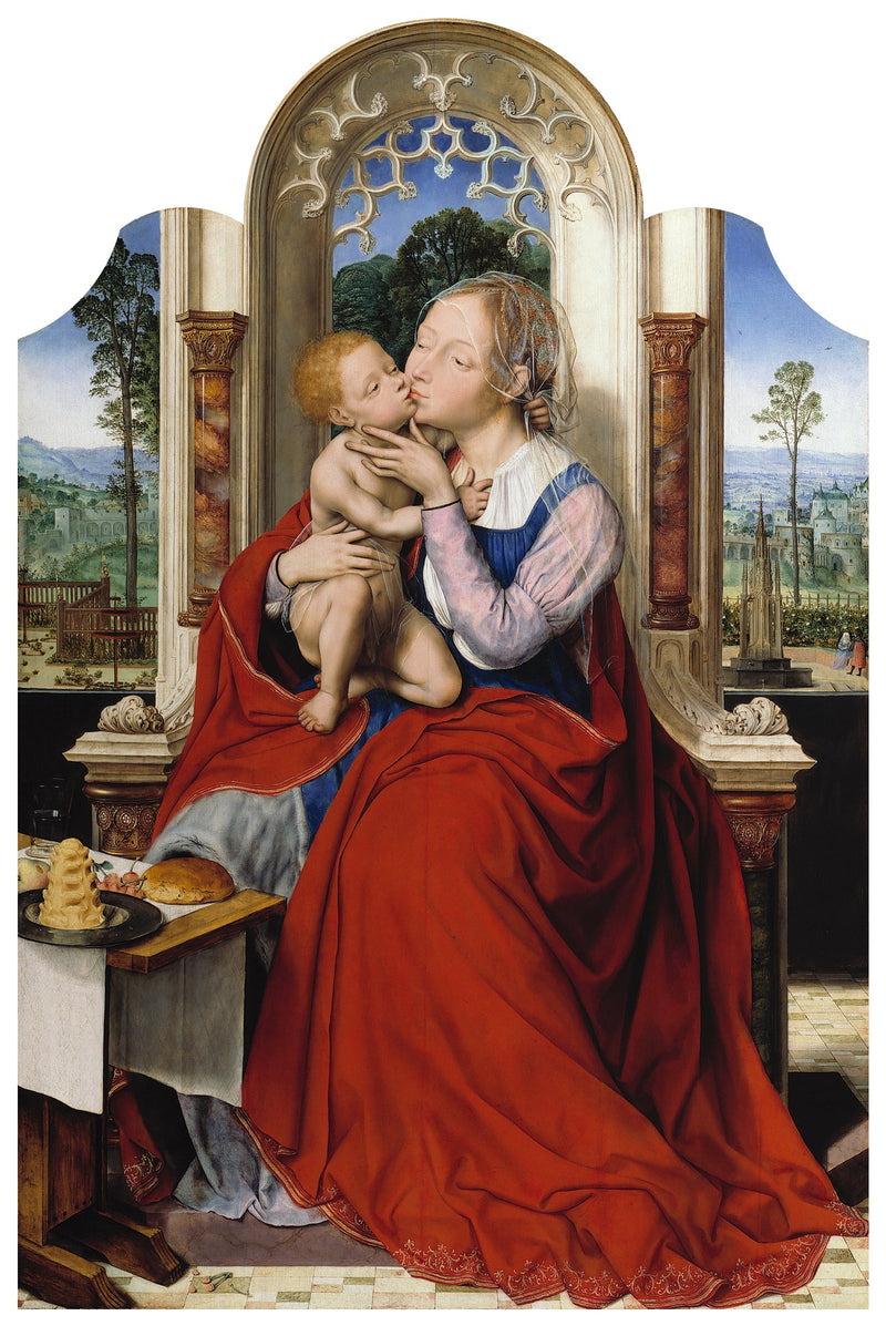 Neitsyt Maria vihittiin kuningattareksi - Quentin Metsys