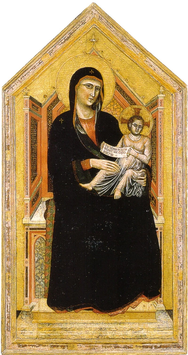 Neitsyt Maria istuu lasten kanssa - Pyhimys Saint Cecilia mestariteos