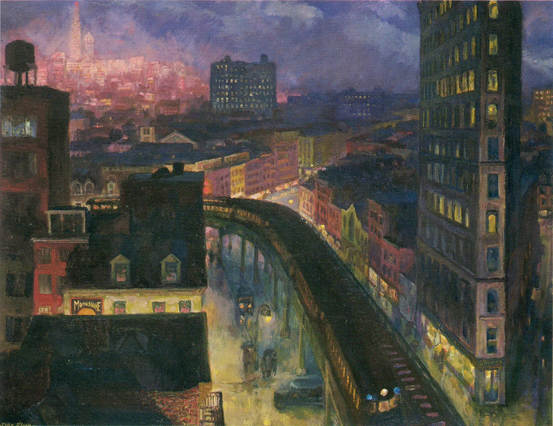 Kaupunki Greenwich Villagen näkökulmasta - John Sloan