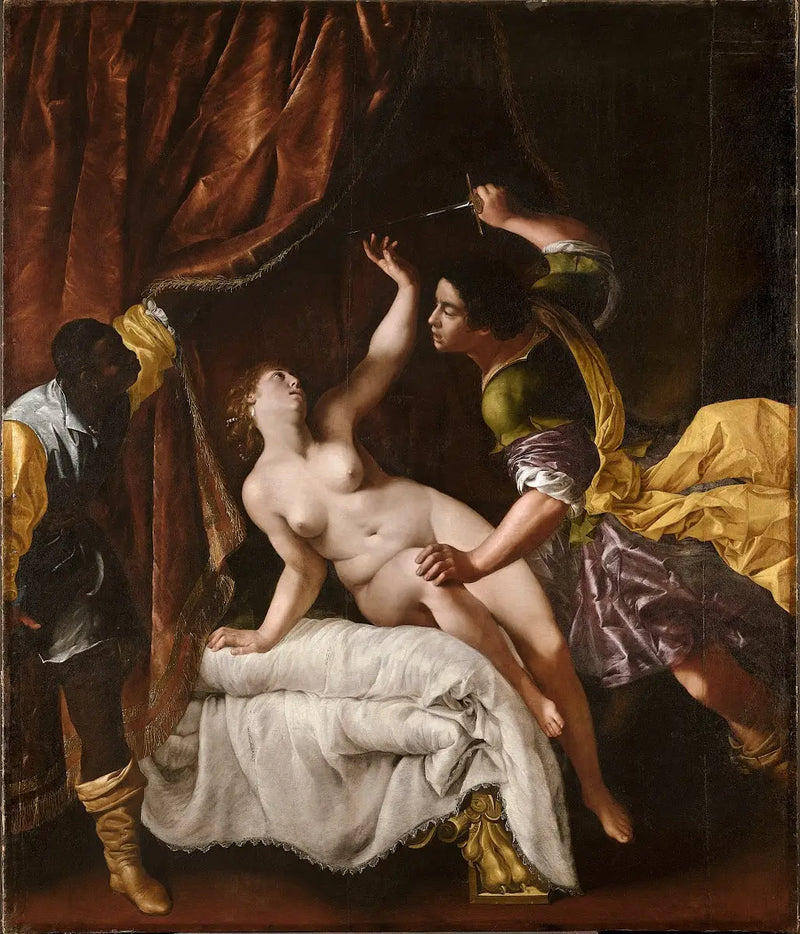 Lucrécian viulu - Artemisia Gentileschi