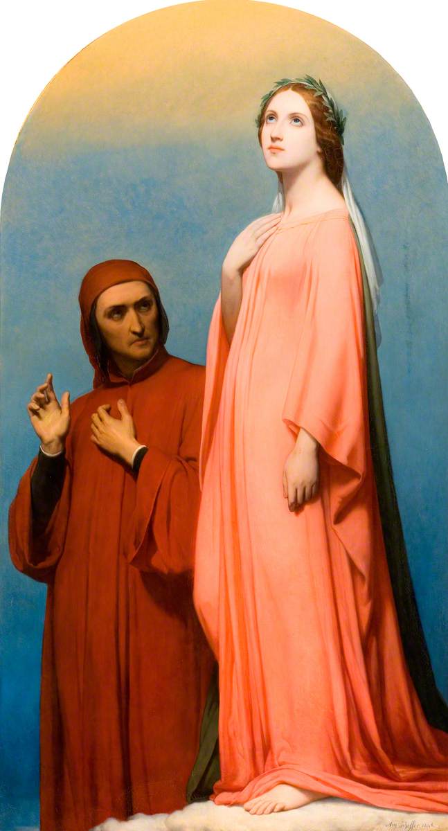 La Vision, Dante ja Beatrice - Ary Scheffer