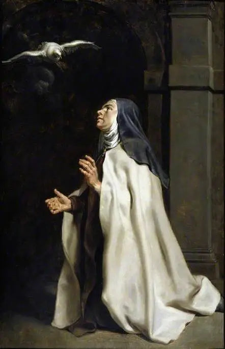 Thérèsen Avilan kyyhkysen näkemys - Peter Paul Rubens