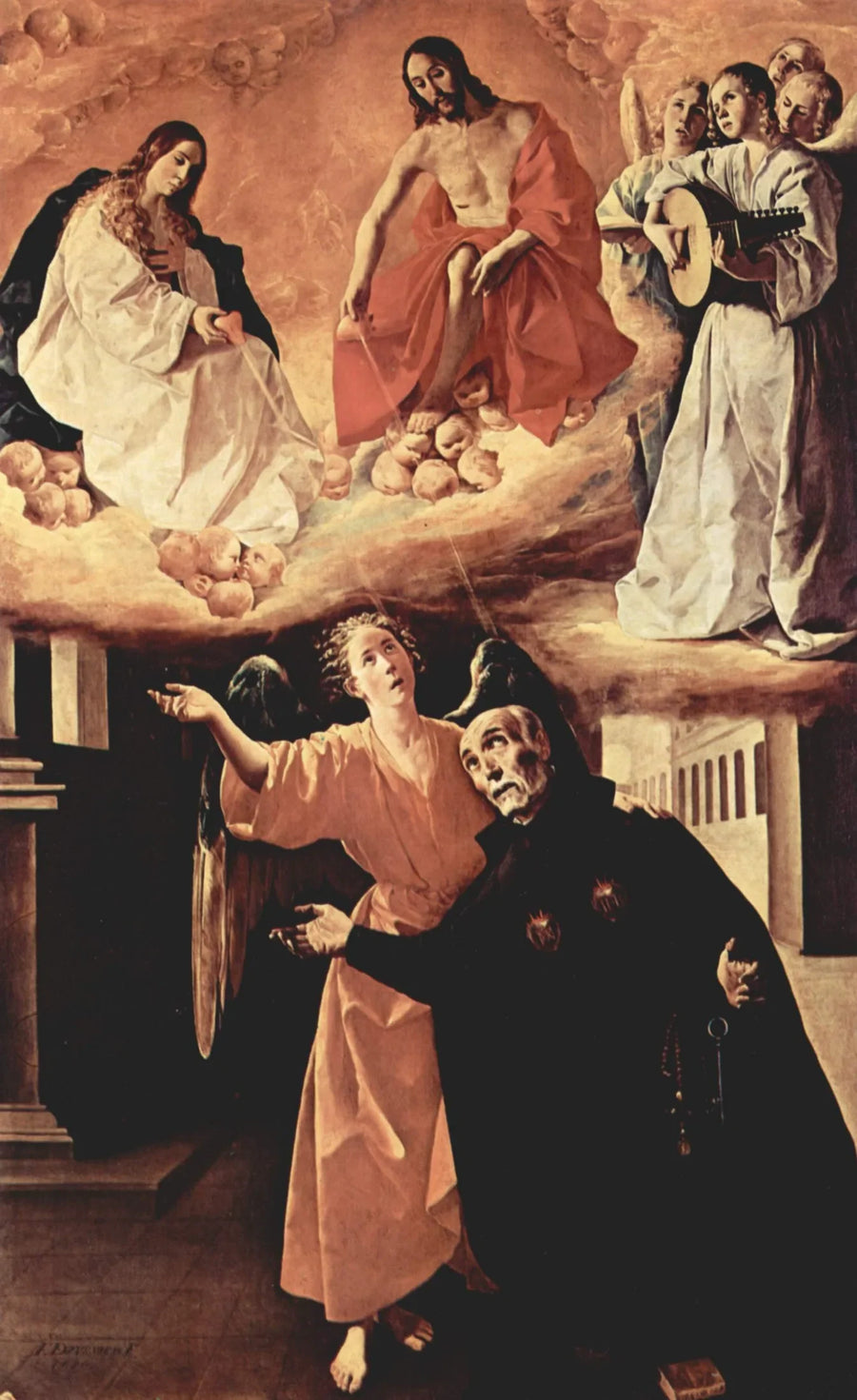 Pyhän Alonso Rodriguezin näkemys - Francisco de Zurbarán
