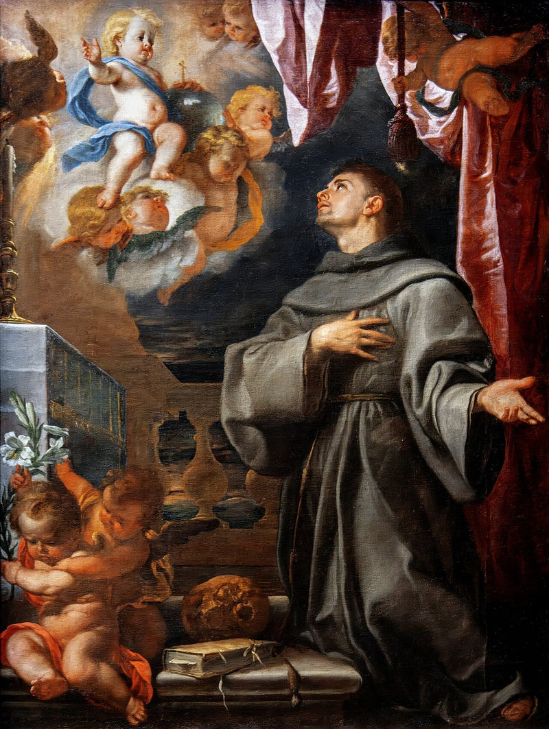 Pyhän Antonin näkemys - Claudio Coello