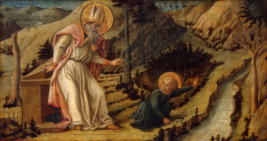 Pyhän Augustinuksen näkemys - Fra Filippo Lippi