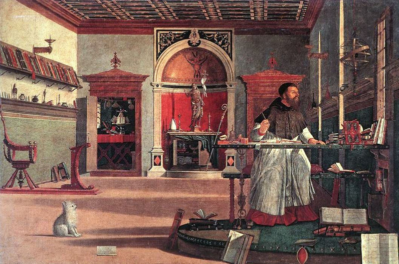 Pyhän Augustinuksen näkemys - Vittore Carpaccio