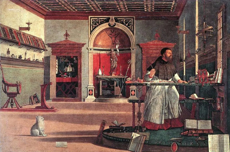 Pyhän Augustinuksen näkemys - Vittore Carpaccio